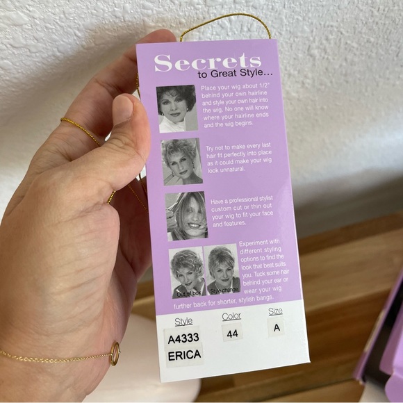 Paula Young wig A4333 Erica Color 44 Size A - Picture 5 of 10
